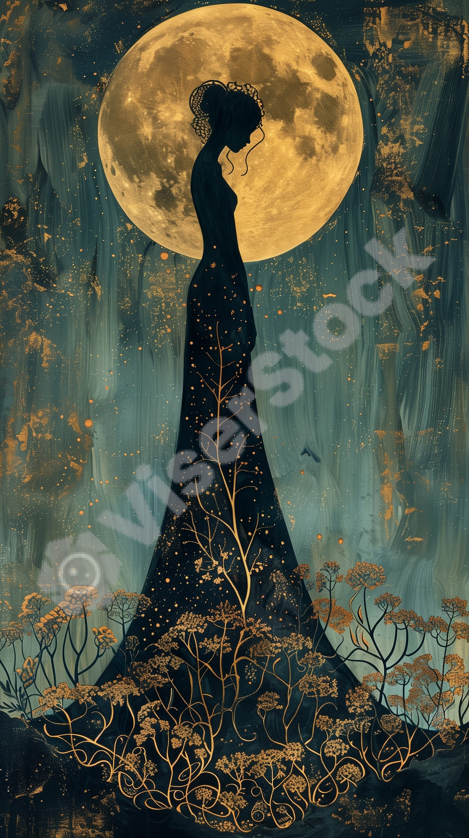 A women Digital Art  Style