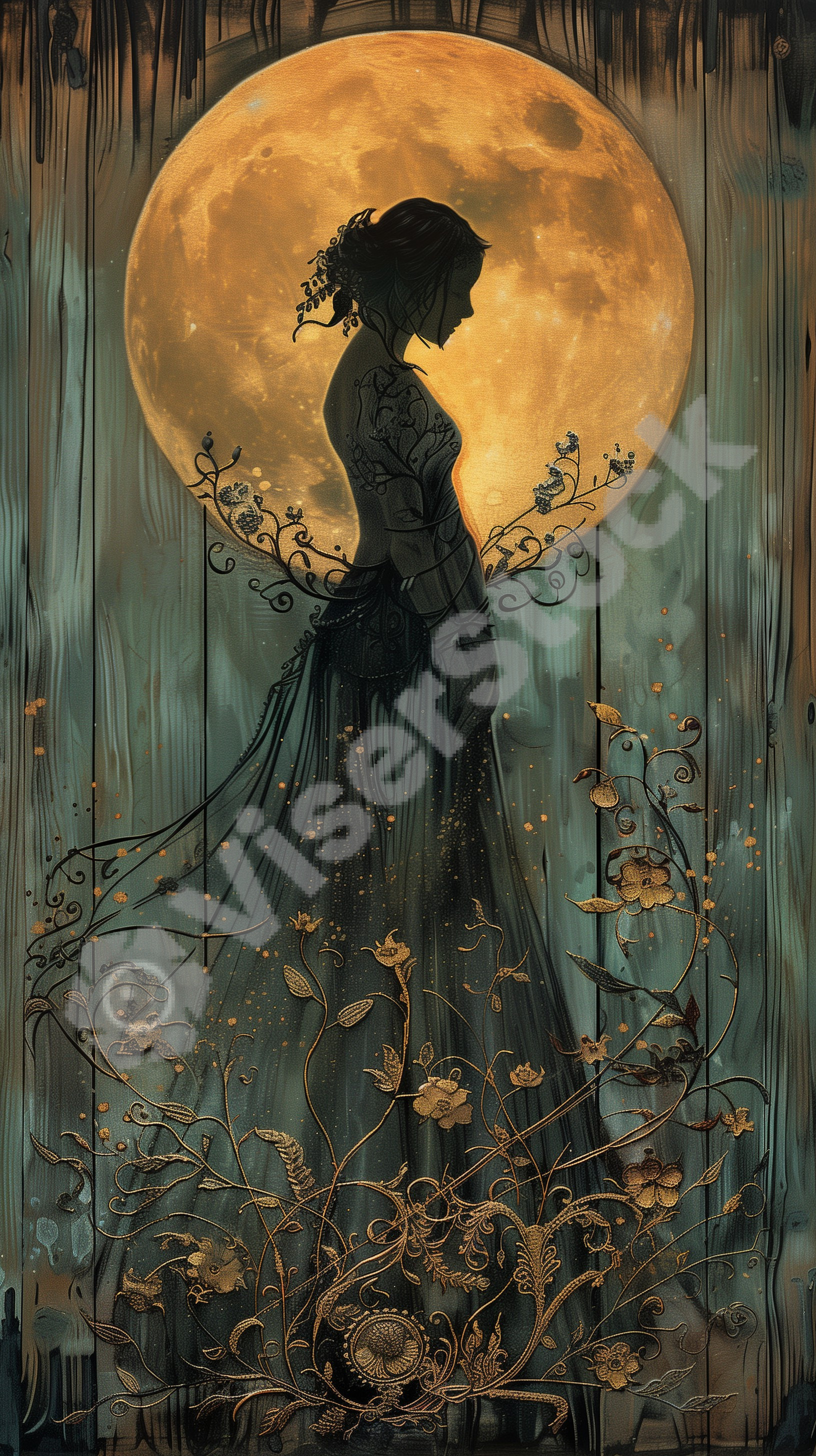 A women Digital Art  Style