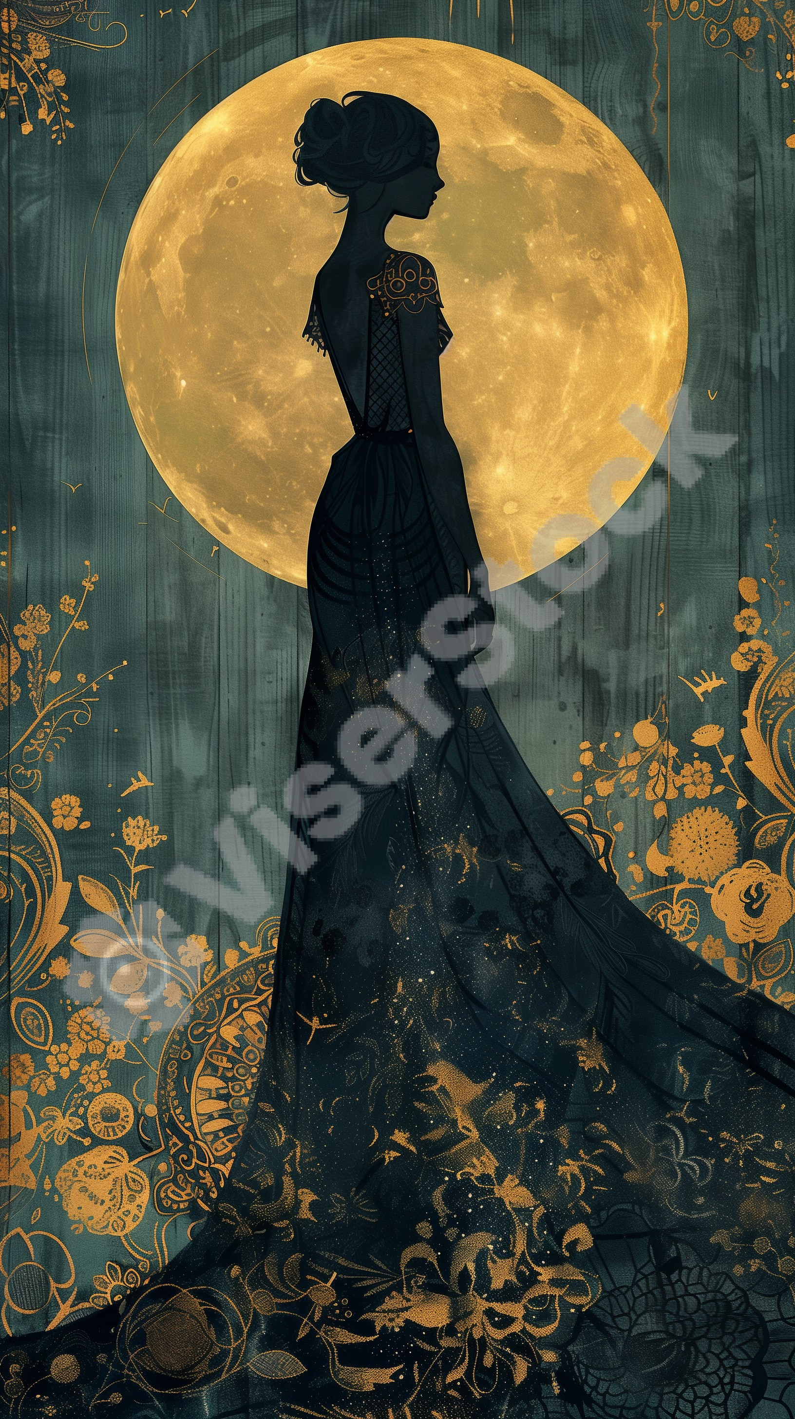 A women Digital Art  Style