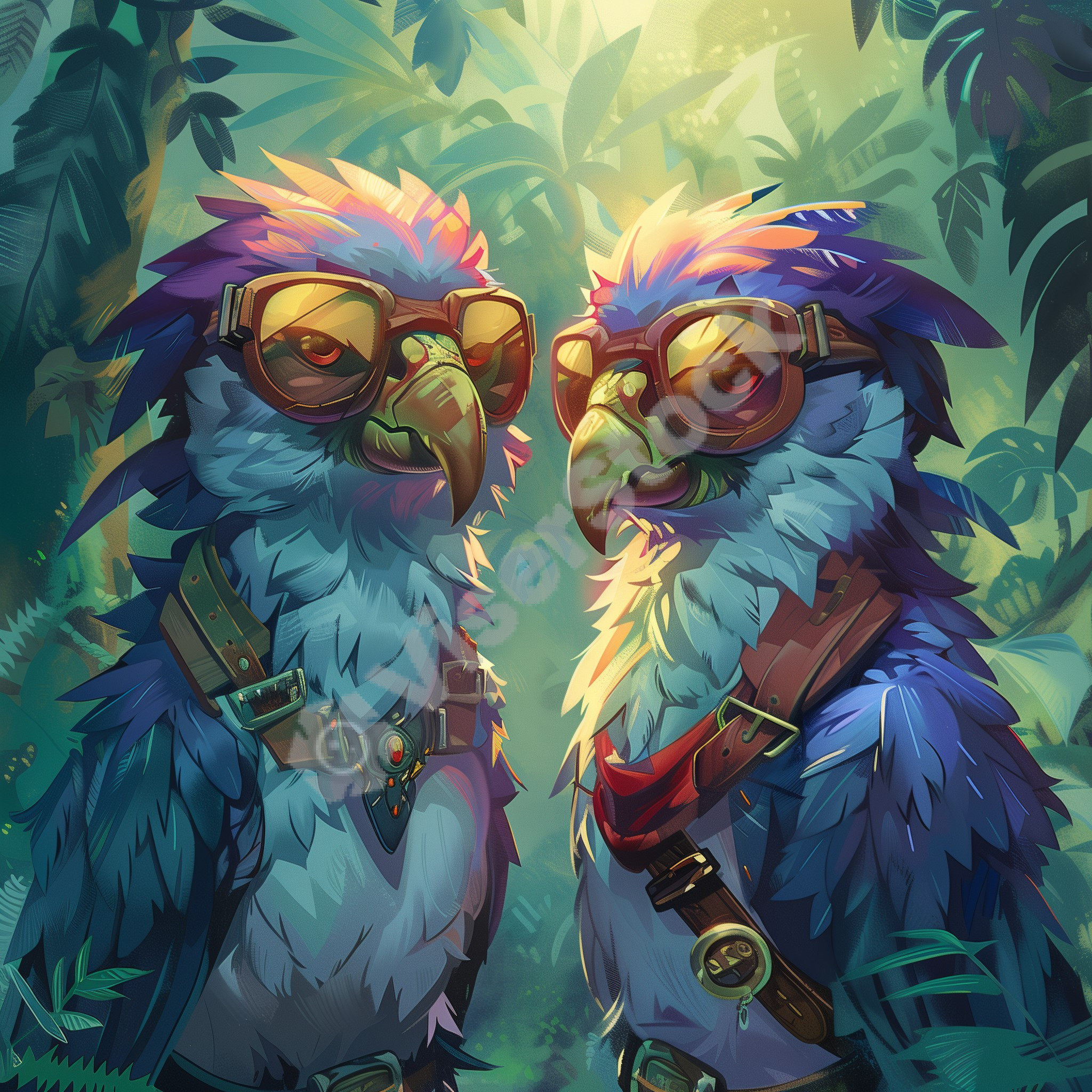 Birds of Fantasy World (Parrot)