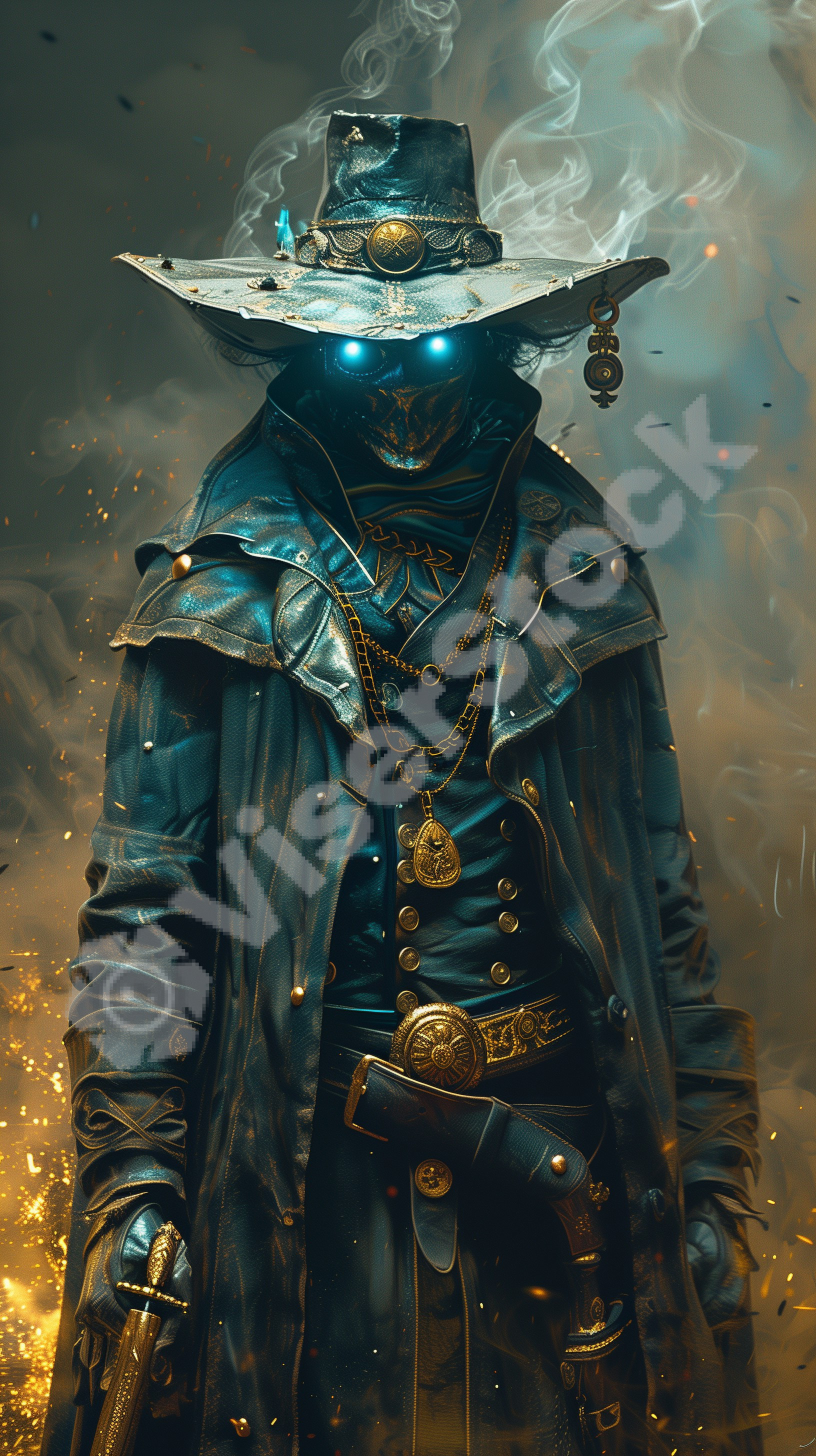 mysterious character