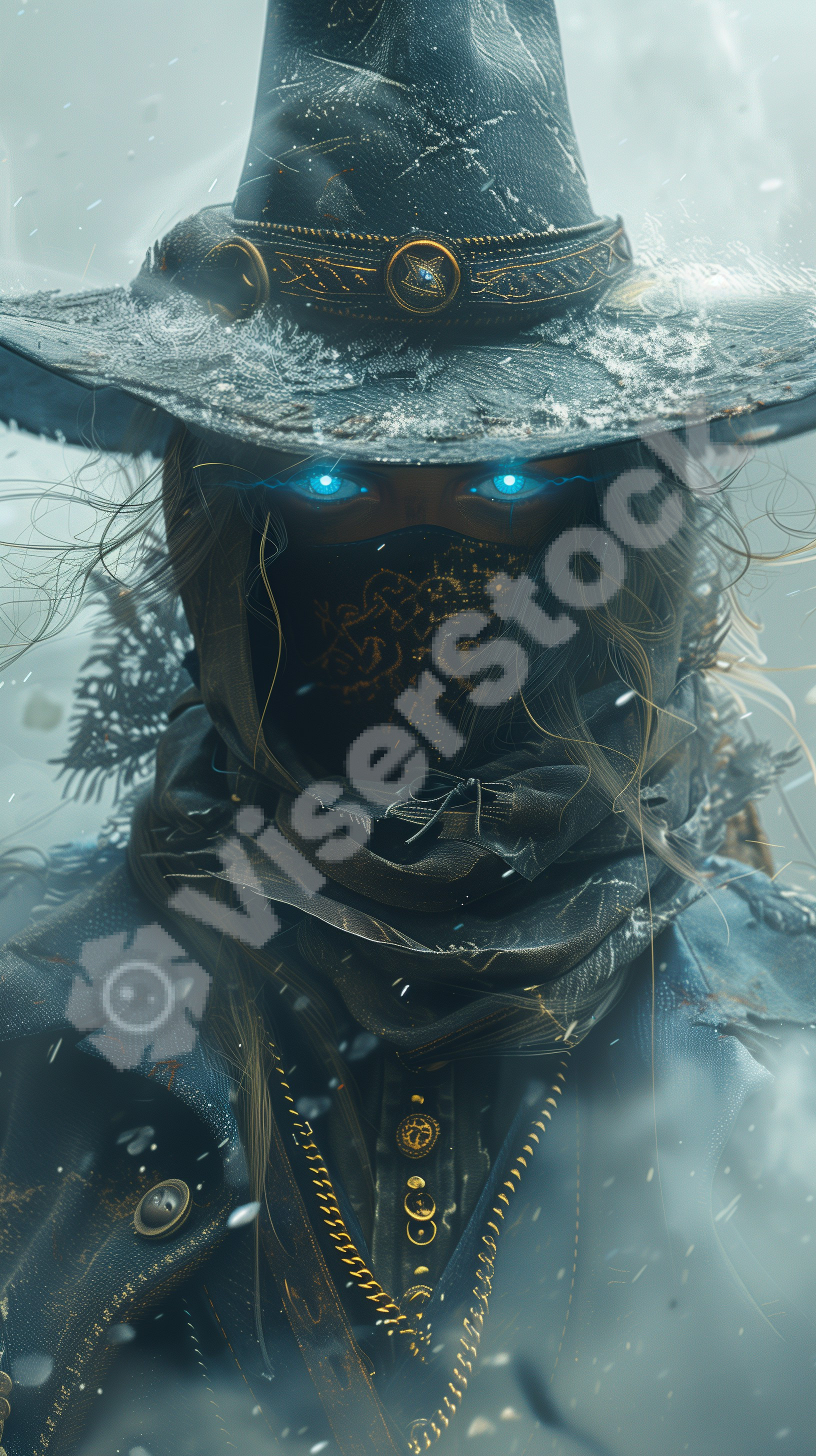 mysterious character