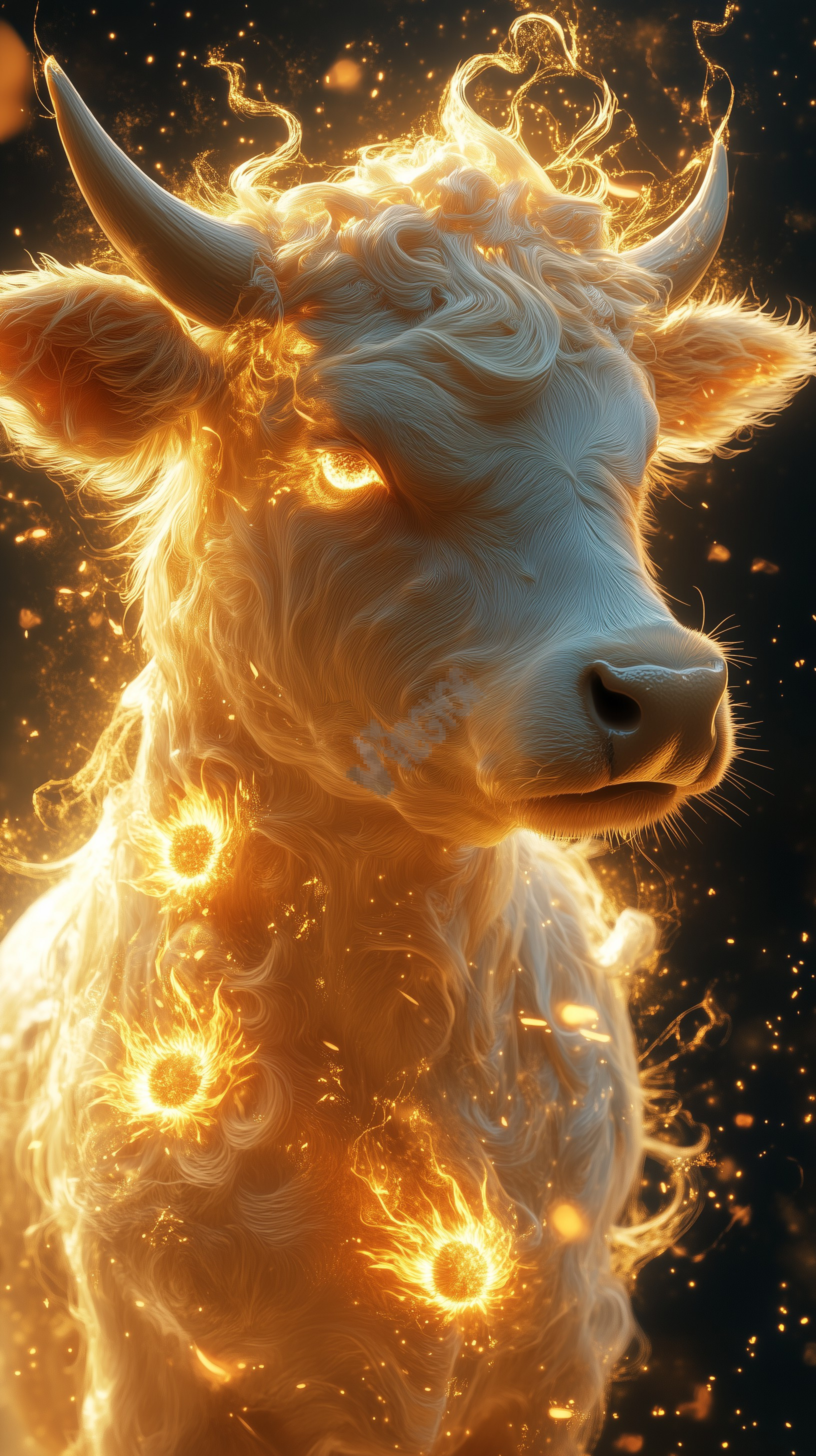 cow inspired by the goddess