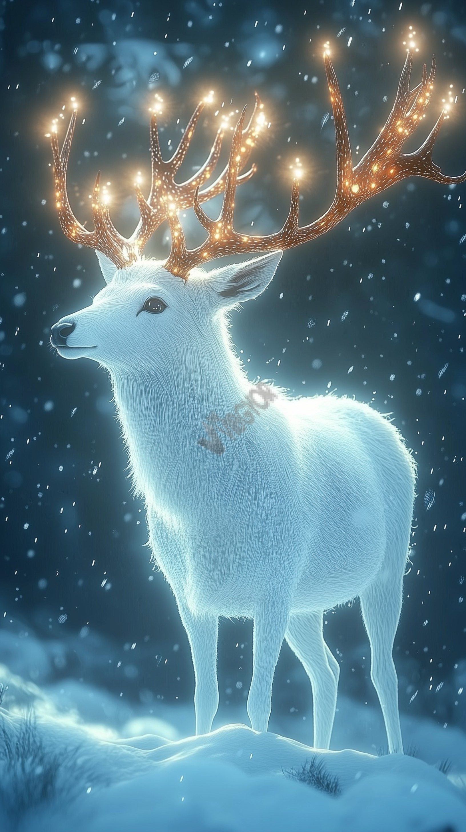 Beautiful White Stag