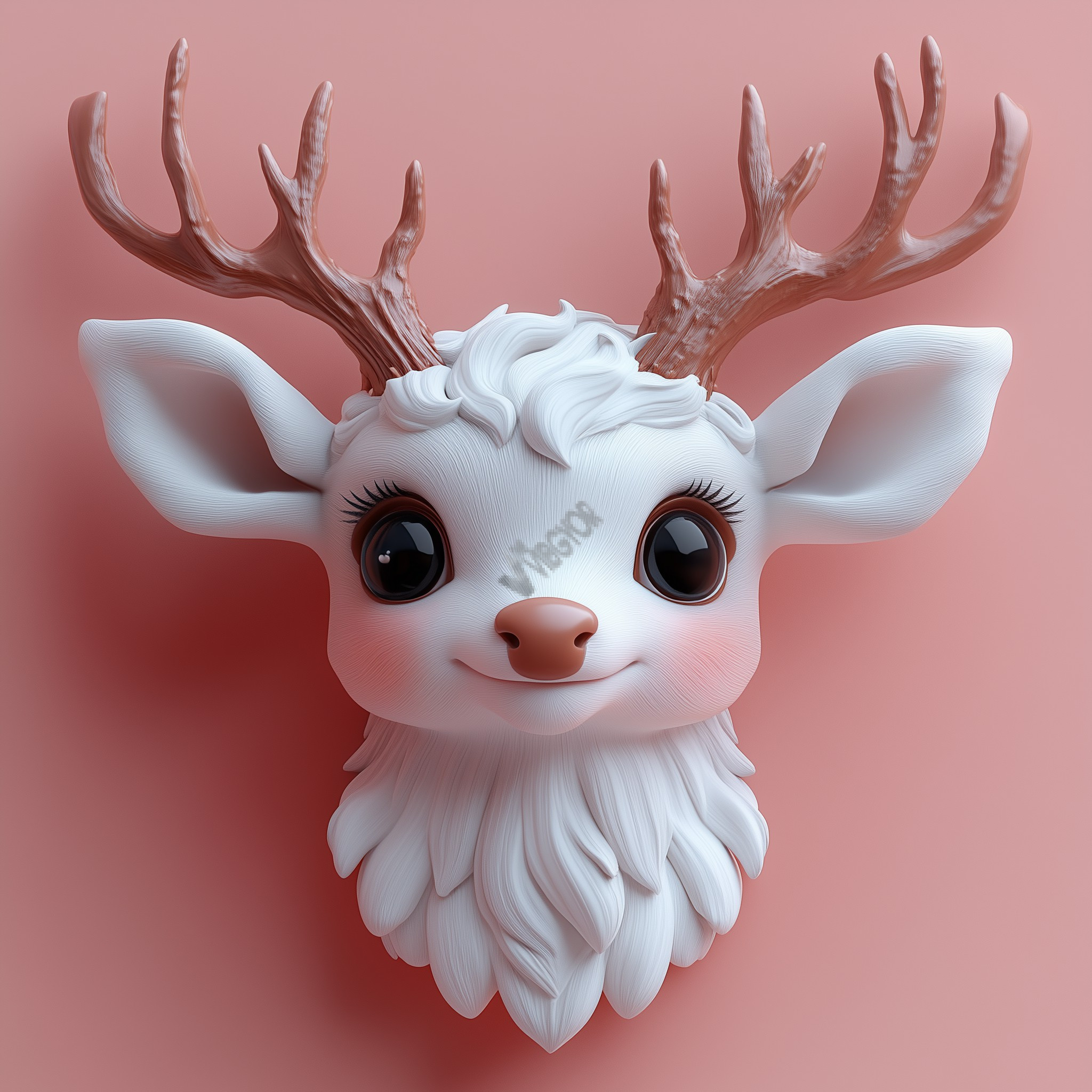 cute ELK head for app icon