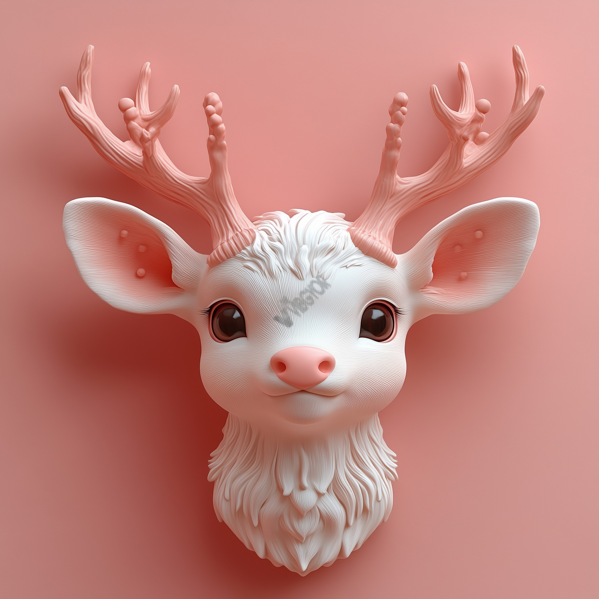 cute ELK head for app icon