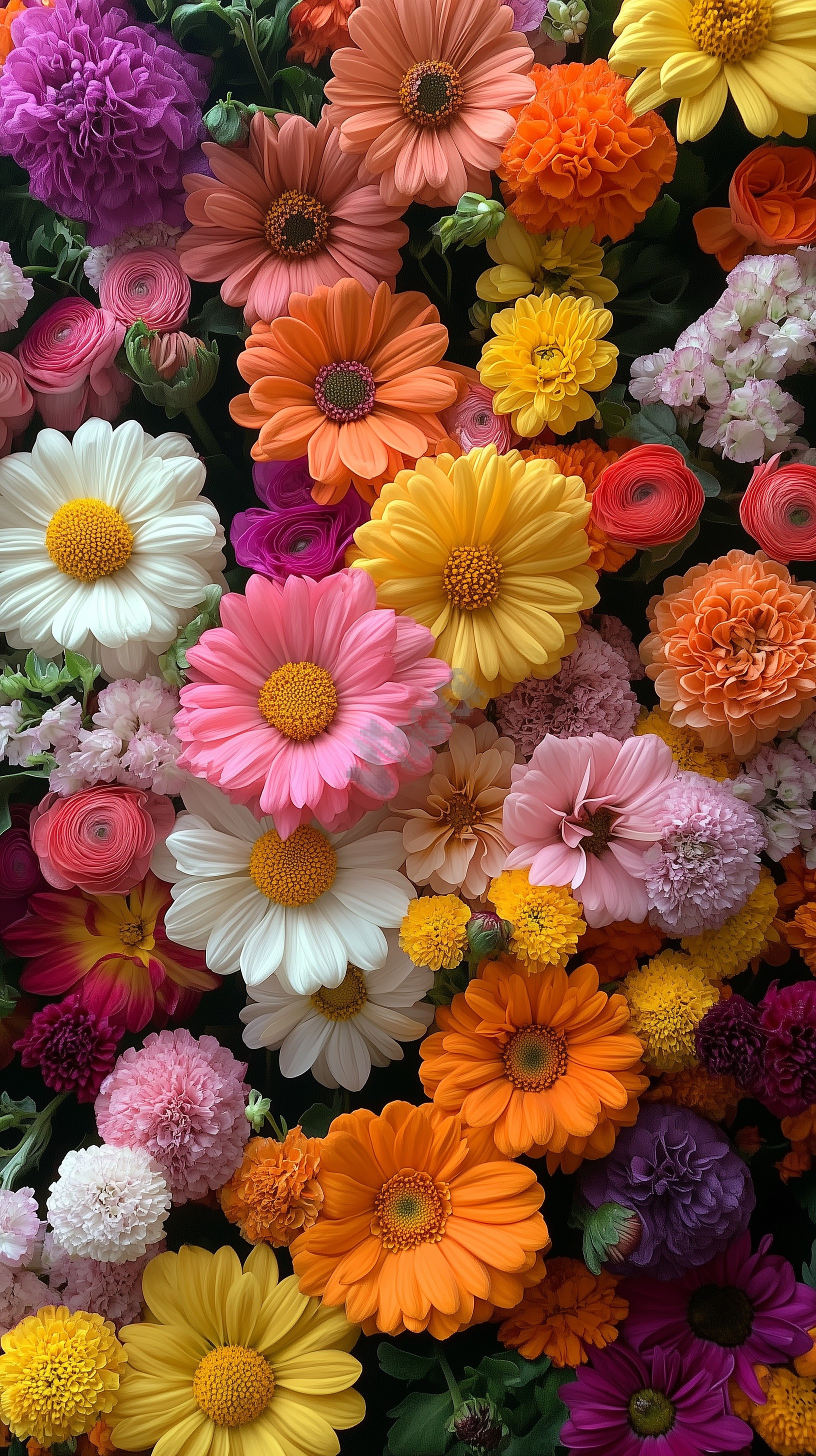 colorful flowers