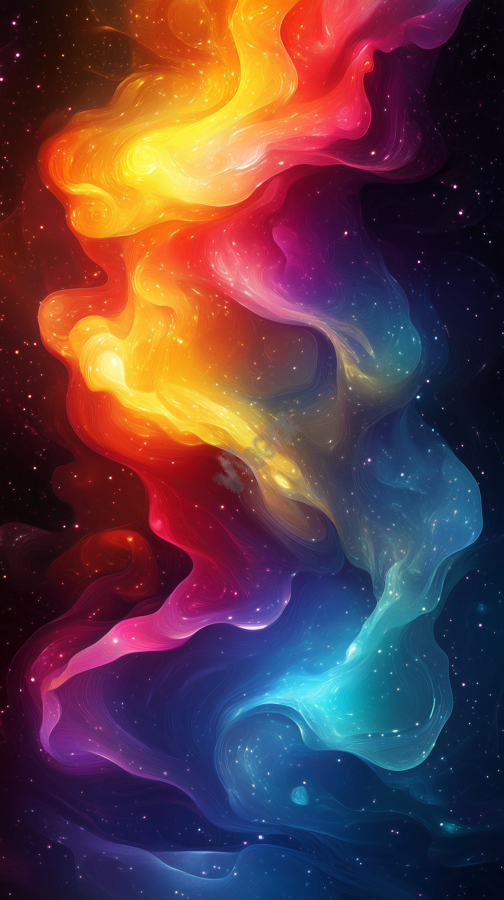 Abstract color waves