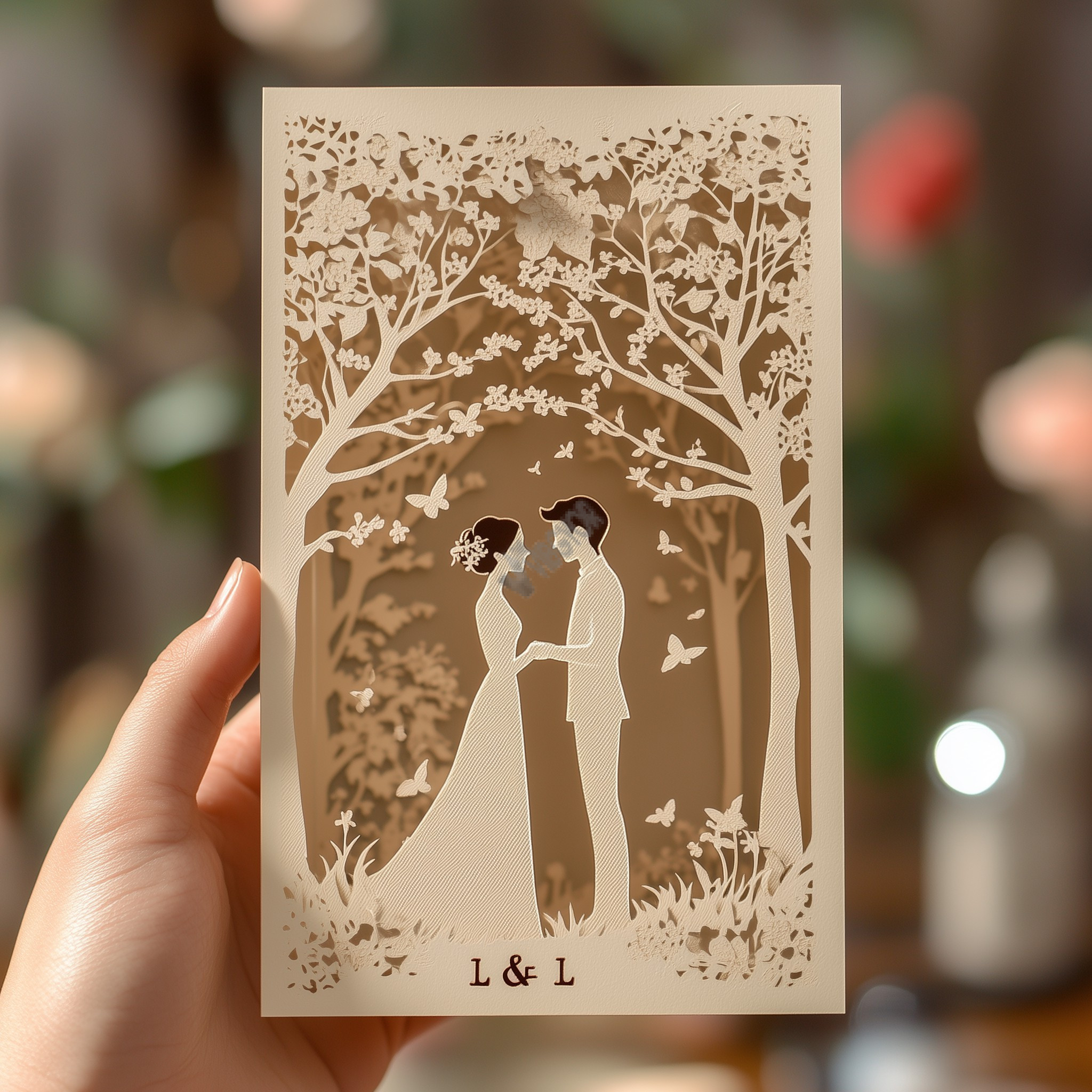 couple 3d card