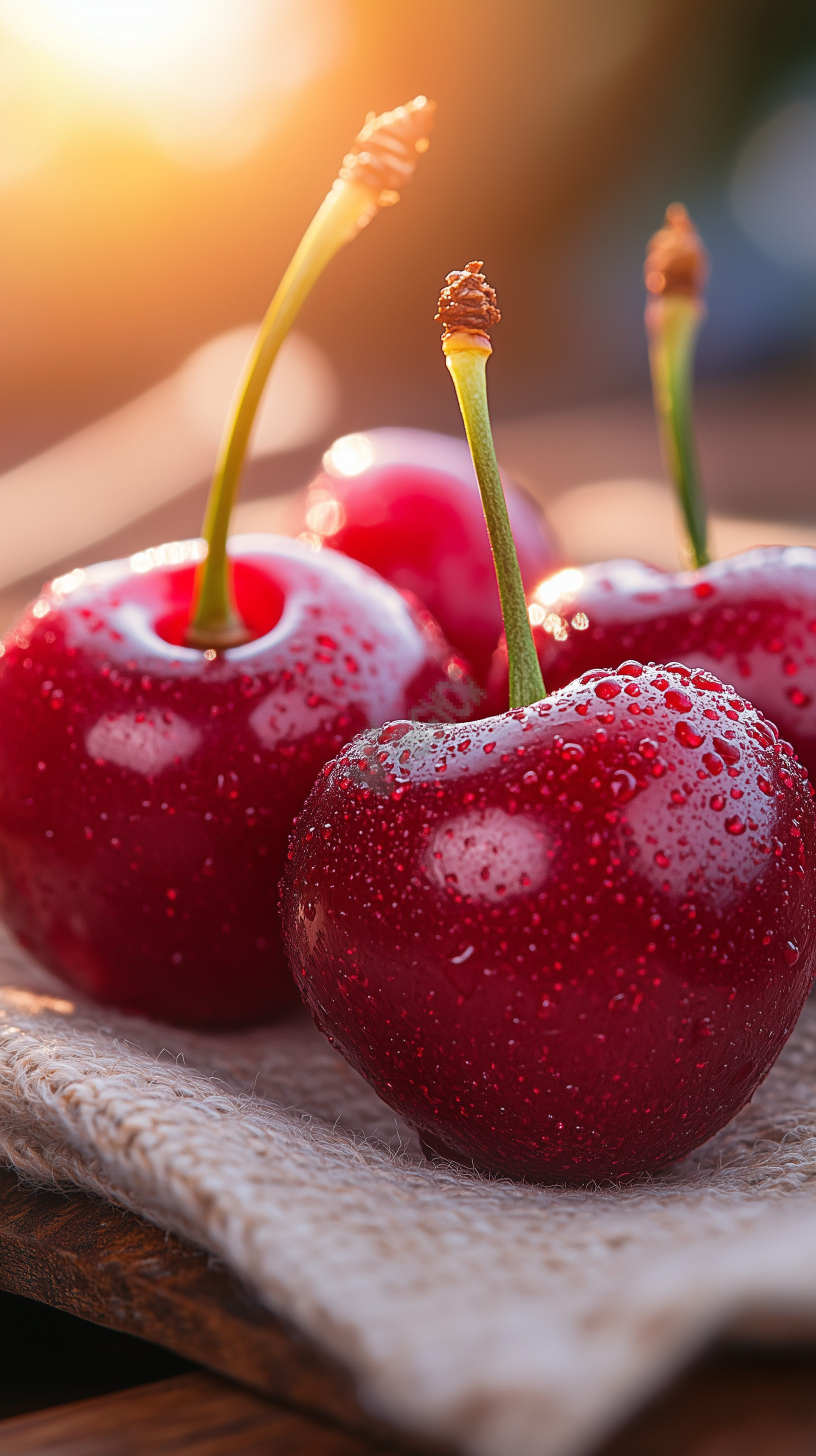 red cherries
