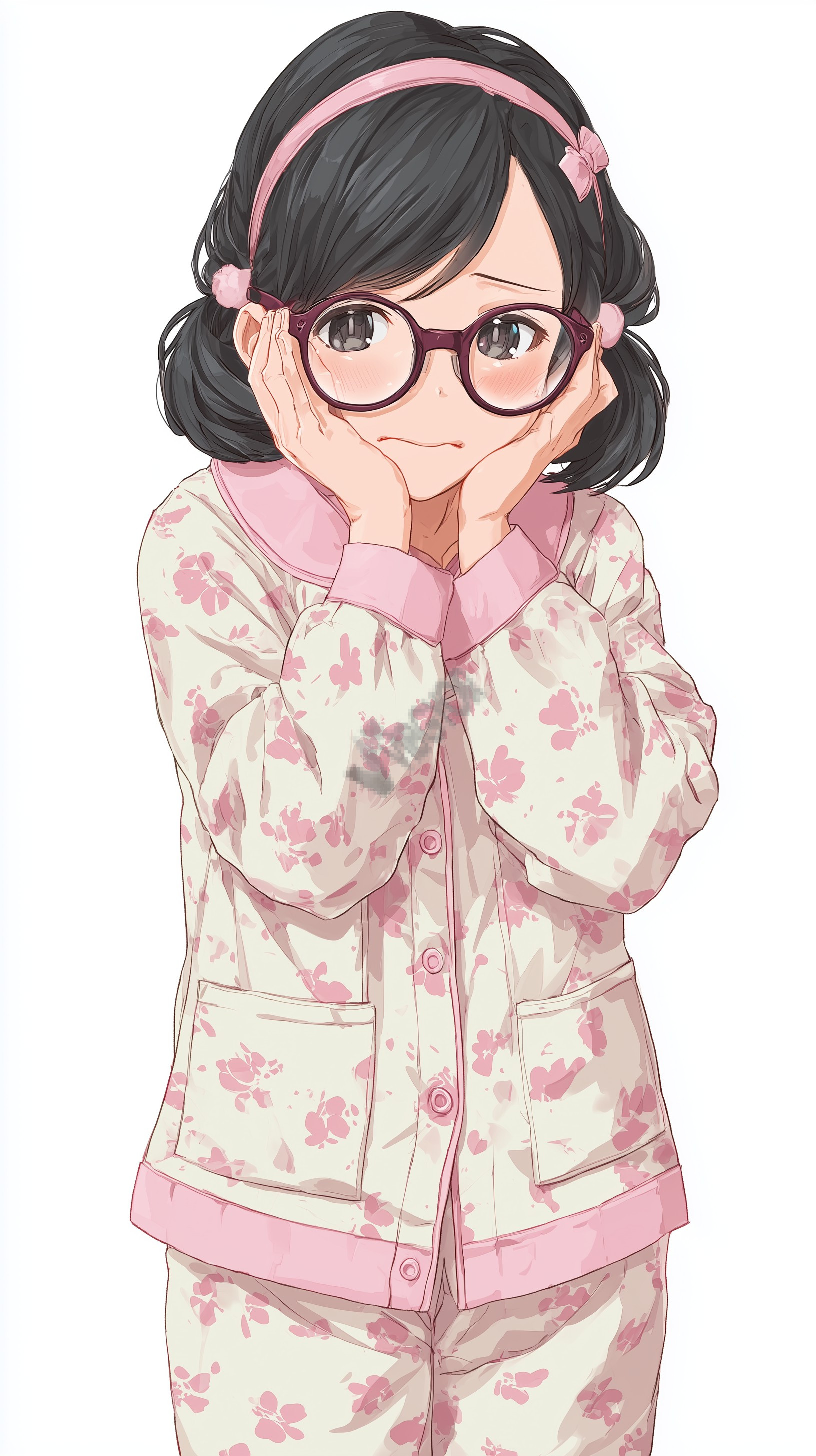 cute girl cartoonist